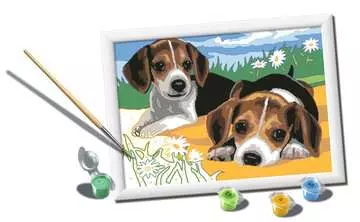 CreArt Serie D - Cachorros Jack Russell Juegos Creativos;CreArt Niños - imagen 3 - Ravensburger
