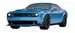 Dodge Challenger Hellcat Blu 3D Puzzle;Vehículos - imagen 2 - Ravensburger