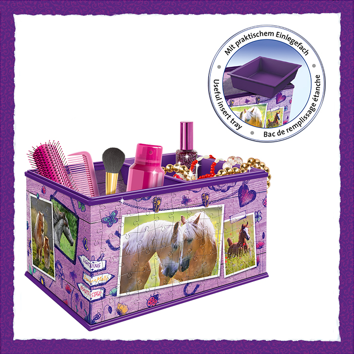 Puzzle 216 pièces : Boîte de rangement Girly Girl - Jeux et jouets  Ravensburger - Avenue des Jeux