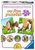 Dierenfamilies op de boerderij Puzzels;Puzzels voor kinderen - Ravensburger