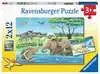 Baby Safari Animals       2x12p Puslespill;Barnepuslespill - Ravensburger