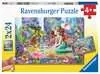 Zauberhafte Meerjungfr.   2x24p Pussel;Barnpussel - Ravensburger