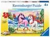 Plážoví jednorožci 35 dílků 2D Puzzle;Dětské puzzle - Ravensburger