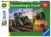 John Deere: Hlavní sezóna 3x49 dílků 2D Puzzle;Dětské puzzle - Ravensburger
