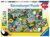 Koaly a lenochodi 2x24 dílků 2D Puzzle;Dětské puzzle - Ravensburger