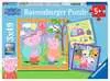 Puzzles 3x49 p - La famille et les amis de Peppa Pig Puzzle;Puzzle enfants - Ravensburger