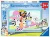 Puzzles 2x12 p - S amuser avec Bluey Puzzle;Puzzle enfants - Ravensburger