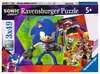 Puzzles 3x49 p - Les aventures de Sonic / Sonic Prime Puzzle;Puzzle enfants - Ravensburger