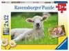 Hospodářská zvířata 2x12 dílků 2D Puzzle;Dětské puzzle - Ravensburger