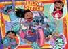 Disney: Stitch 4x100 dílků 2D Puzzle;Dětské puzzle - Ravensburger