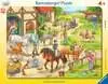 Na koňské farmě 40 dílků 2D Puzzle;Dětské puzzle - Ravensburger