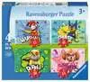 PAW PATROL 4W1 Puzzle;Puzzle dla dzieci - Ravensburger