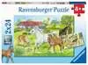 Ve stájích 2x24 dílků 2D Puzzle;Dětské puzzle - Ravensburger