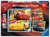 Disney Pixar Cars 3, 3 x 49pc Puslespil;Puslespil for børn - Ravensburger