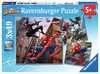 Spiderman v akci 3x49 dílků 2D Puzzle;Dětské puzzle - Ravensburger