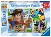 Disney Toy Story 4, 3x49 dílků 2D Puzzle;Dětské puzzle - Ravensburger