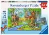 MIESZKAŃCY LASU 2X24 Puzzle;Puzzle dla dzieci - Ravensburger