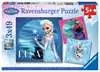 Disney Ledové království: Elsa, Anna & Olaf 3x49 dílků 2D Puzzle;Dětské puzzle - Ravensburger