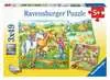 ZWIRZĘTA NA FARMIE PUZZLE 3X49 Puzzle;Puzzle dla dzieci - Ravensburger