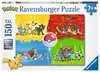 Druhy Pokémonů 150 dílků 2D Puzzle;Dětské puzzle - Ravensburger