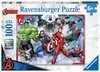 AVENGERS  - ZGROMADZENIE RYSUNOWE XXL 100EL Puzzle;Puzzle dla dzieci - Ravensburger