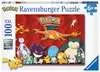 Pokémon 100 dílků 2D Puzzle;Dětské puzzle - Ravensburger