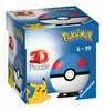 Puzzle-Ball Pokémon: Poké Ball modro-červený 54 dílků 3D Puzzle;3D Puzzle-Balls - Ravensburger