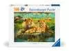 Lions in the Savanna Jigsaw Puzzles;Adult Puzzles - Ravensburger