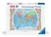 Carte du monde politique Puzzles;Puzzles pour adultes - Ravensburger