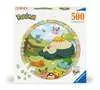 Puzzle rond 500 p - Pokémon en fleurs Puzzle;Puzzles adultes - Ravensburger