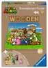 WOODEN Super Mario 44p Puslespill;Barnepuslespill - Ravensburger