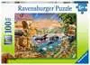 Napajedlo v džungli 100 dílků 2D Puzzle;Dětské puzzle - Ravensburger