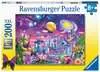 Vesmírné město 200 dílků 2D Puzzle;Dětské puzzle - Ravensburger