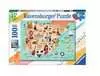 Mappa Spagna 100p Puzzles;Puzzle Infantiles - Ravensburger