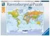 POLITYCZNA MAPA ŚWIATA 500EL Puzzle;Puzzle dla dzieci - Ravensburger