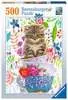 Gatito en taza Puzzles;Puzzle Adultos - Ravensburger