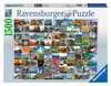 99 PIEKNYCH MIEJSC NA ZIEMI 1500 EL Puzzle;Puzzle dla dorosłych - Ravensburger