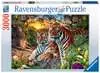 UKRYTY TYGRYS 3000EL. Puzzle;Puzzle dla dorosłych - Ravensburger