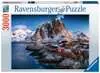 Puzzle 2D 3000 elementów: Hamnoy, Lofoty Puzzle;Puzzle dla dorosłych - Ravensburger