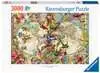 Flora en fauna wereldkaart Puzzels;Puzzels voor volwassenen - Ravensburger