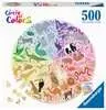 Puzzle rond 500 p - Animaux (Circle of Colors) Puzzle;Puzzles adultes - Ravensburger