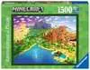 Puzzle 1500 p - Le monde de Minecraft Puzzle;Puzzles adultes - Ravensburger