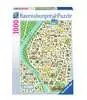 Sevilla na mapě 1000 dílků 2D Puzzle;Puzzle pro dospělé - Ravensburger