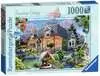 DOMEK WIEJSKI PRZEBIŚNIEG 1000EL Puzzle;Puzzle dla dorosłych - Ravensburger