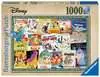 Puzzle 2D 1000 elementów: Stare plakaty z filmów Disney Puzzle;Puzzle dla dorosłych - Ravensburger