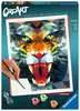 CreArt Serie Trend C - Tigre poligono Juegos Creativos;CreArt Adultos - Ravensburger