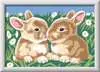 Fluffy Bunnies Loisirs créatifs;Peinture - Numéro d’art - Ravensburger