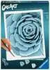 CreArt - 24x30 cm - Fleur bleue Loisirs créatifs;Peinture - Numéro d’art - Ravensburger