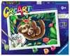 Sweet Sloths Loisirs créatifs;Peinture - Numéro d’art - Ravensburger