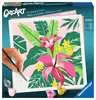 CreArt 20x20 cm tropical Loisirs créatifs;Peinture - Numéro d’art - Ravensburger